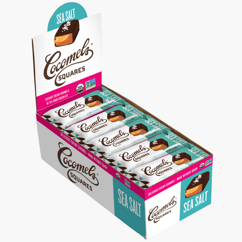 cocomels squares coconut cream caramel chocolate