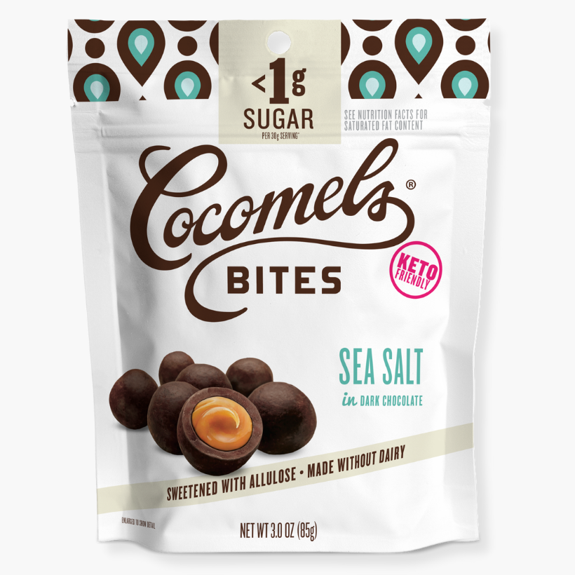 Cocomels Sea Salt Bites with Less Than 1g Sugar 1oz
