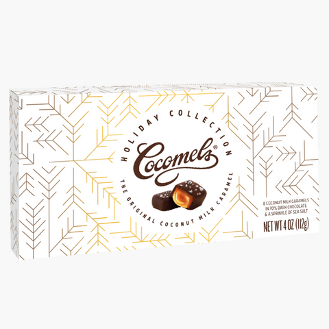 Holiday Collection Chocolate Covered Caramels Gift Box 4oz