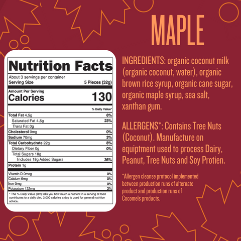 Maple Cocomels 3.5oz